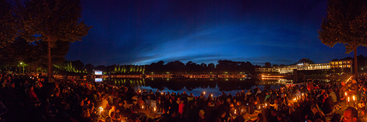 Panorama Musik und Licht am Hollersee
